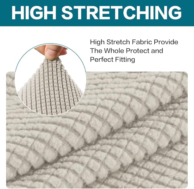 Turquoize Stretch Sofa Slipcover 2 Pieces Sofa Cover Couch Cover