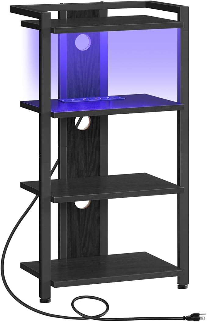 HOOBRO Game Console Shelf, 4-Tier Video Gaming Consoles Stand