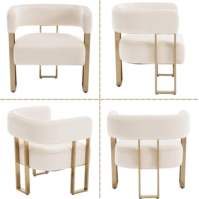 Barrel Accent Chair, Living Room Side Chair