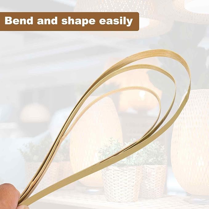 MECCANIXITY 7 Rolls Bamboo Strips
