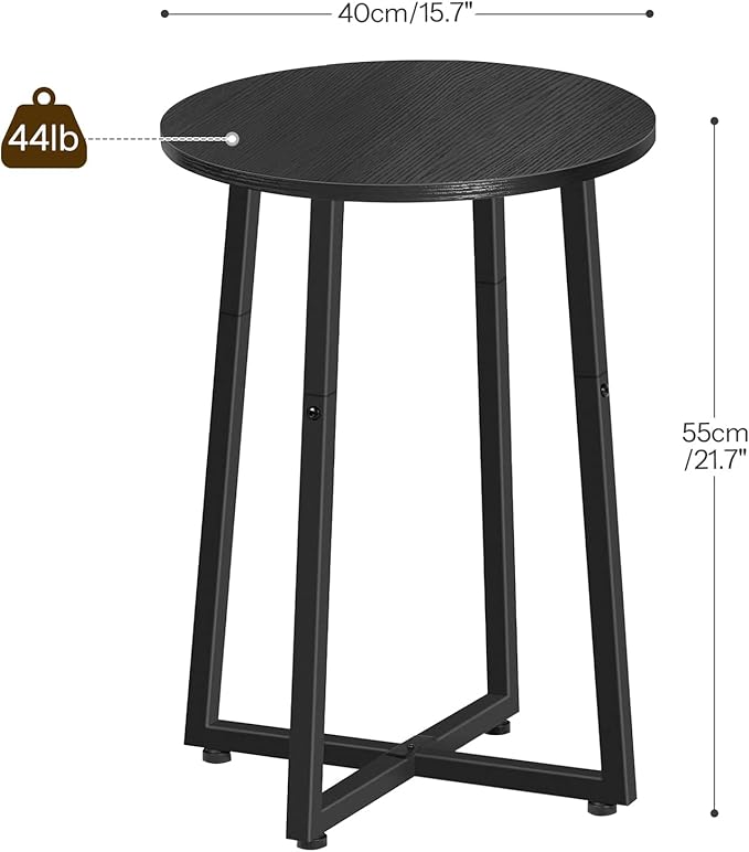 HOOBRO Side Table, Round End Accent Table