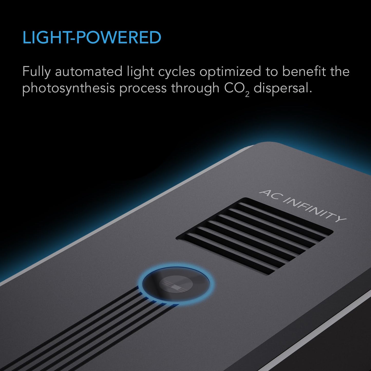 AC Infinity CO2 + Light Sensor, Exclusively Assists Controller AI+ Dynamically to Learn and Manage Equipment; CO2 Data Tracking Enables Smart Fan Programming for Optimized FAE, Day & Night Scheduling