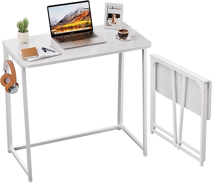 WOHOMO Folding Desk, 31.5" Small Desk