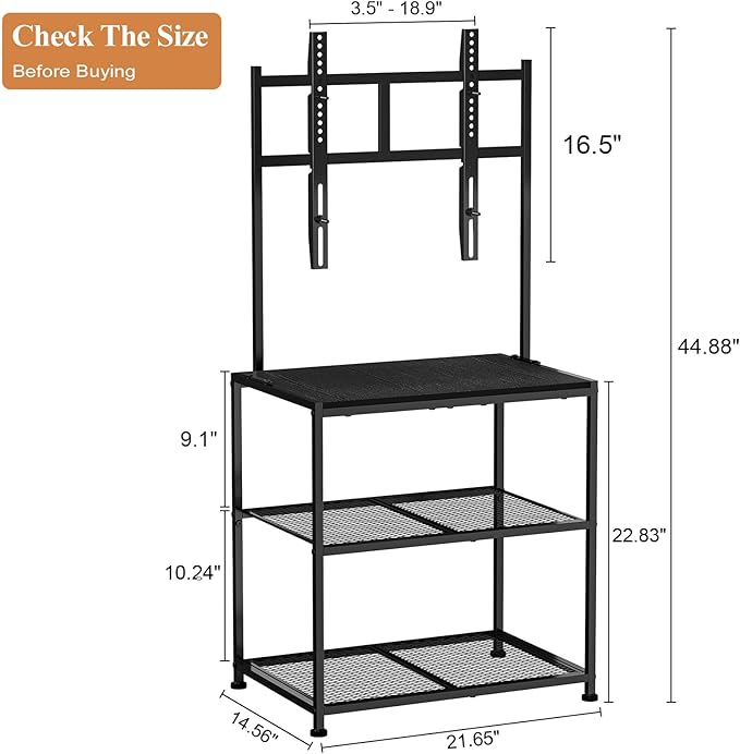 23 Inch to 50 Inch Floor Small Corner TV Stand