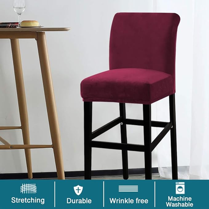 Turquoize Bar Stool Covers 4 Pack Bar Stool Covers
