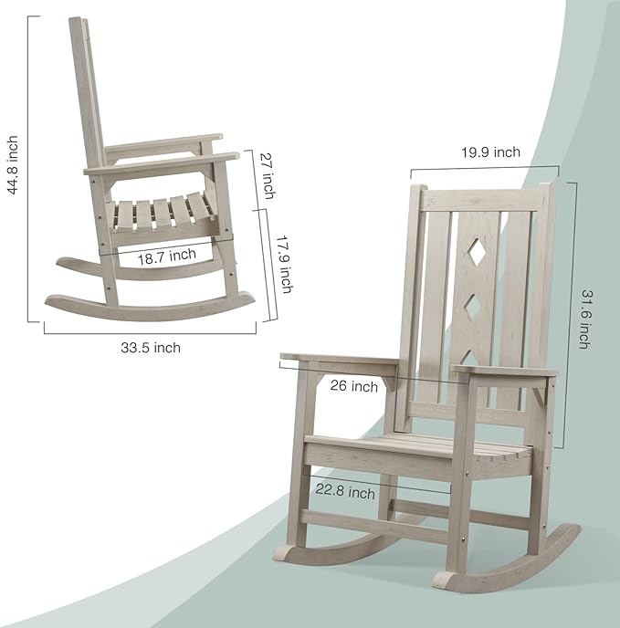Oversized Rocking Chair, Outdoor Rocking Chair