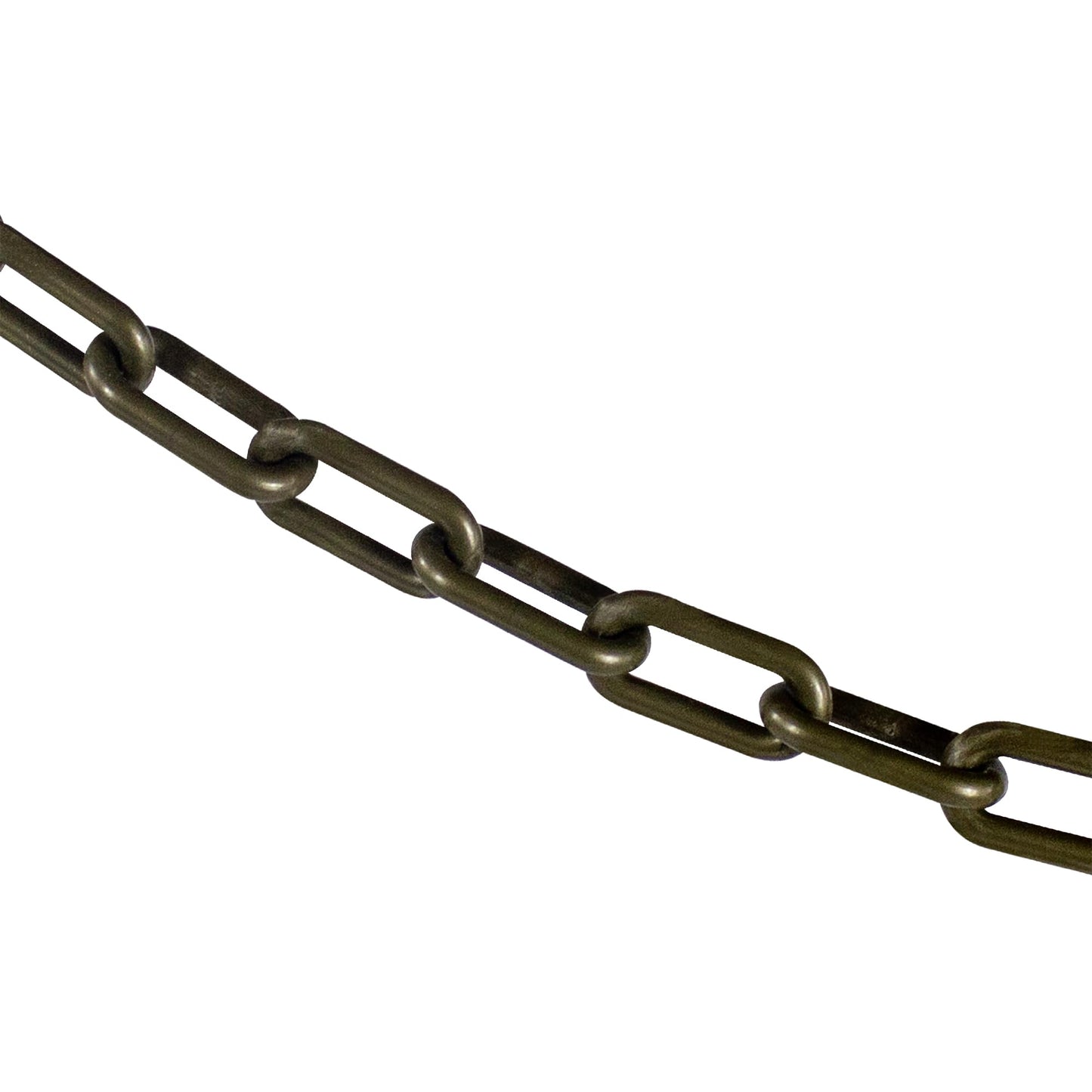 Mr. Chain Plastic Barrier Chain, Khaki Gold, 1.5-Inch Link Diameter, 25-Foot Length (30007-25)