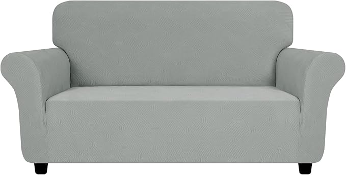 ZNSAYOTX Super Stretch Loveseat Covers, New Striped Love Seat Slipcover