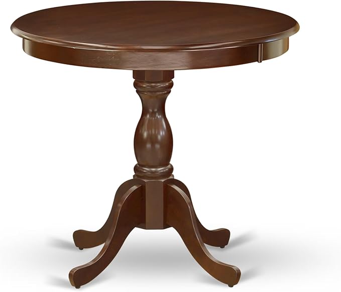 East West Furniture AMT-MAH-TP Antique Dining Room Table