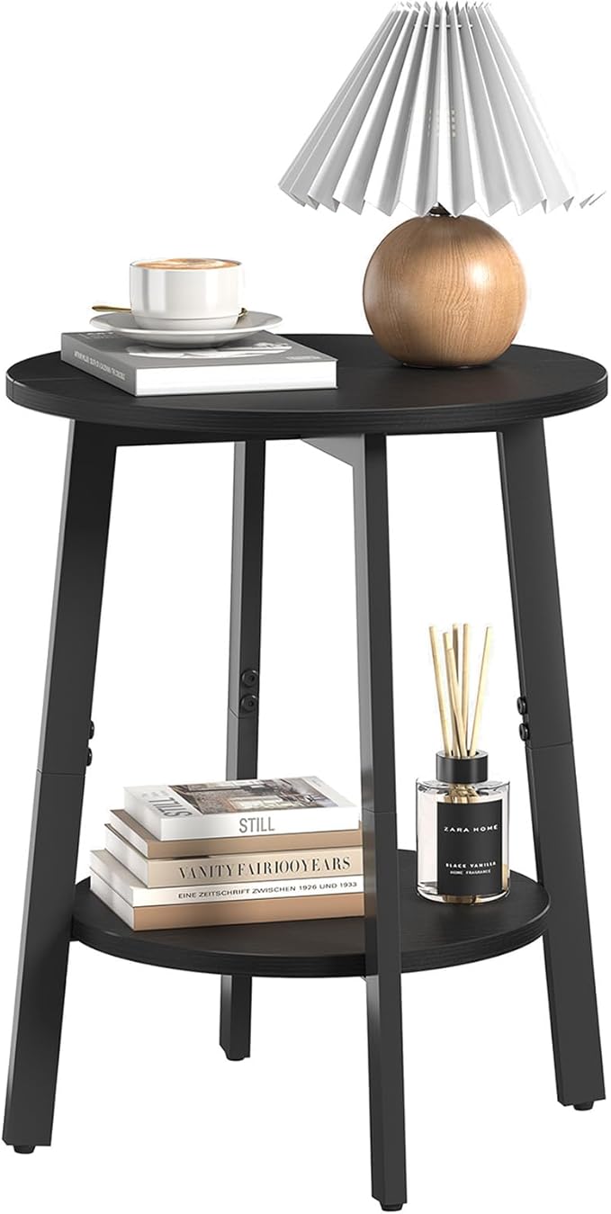 sthmec Side Table, Small Round End Table