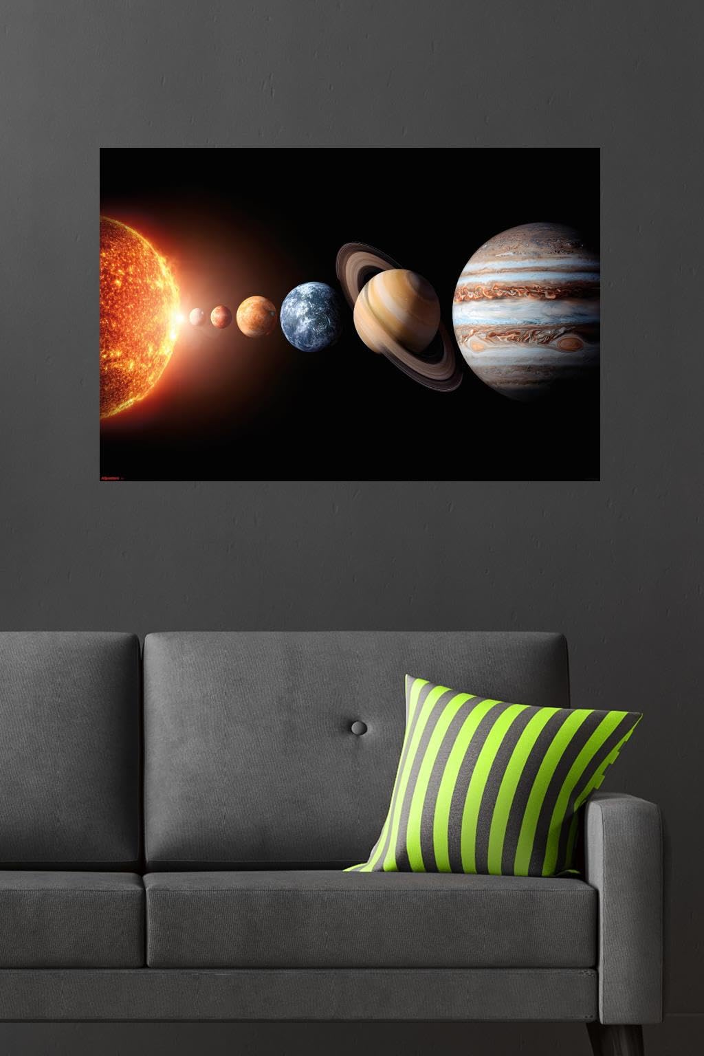 Science - Solar System Planets 26 Wall Poster, 34L" x 22.4W", Premium Unframed Version