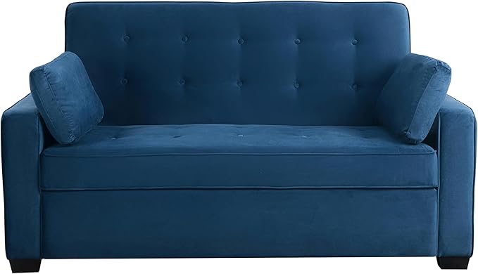 Serta Ainsley 72.6" Convertible Sleeper Sofa, Queen Size, Dreamcoil Comfort