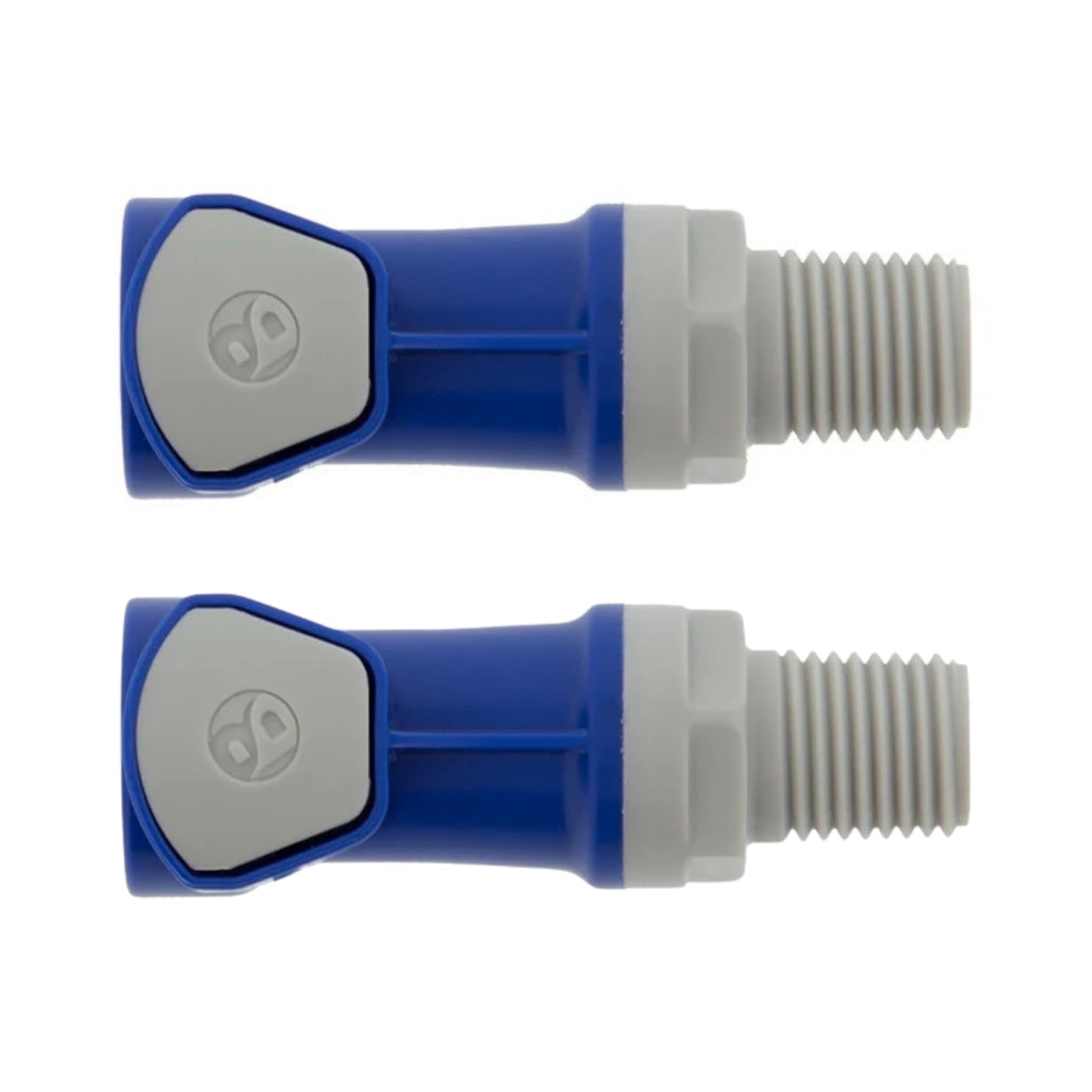 Battery Watering Technologies 09FBLUT3 Threaded Female Connector Blue 1/4" – Battery Watering System Fitting (Pack of 2)