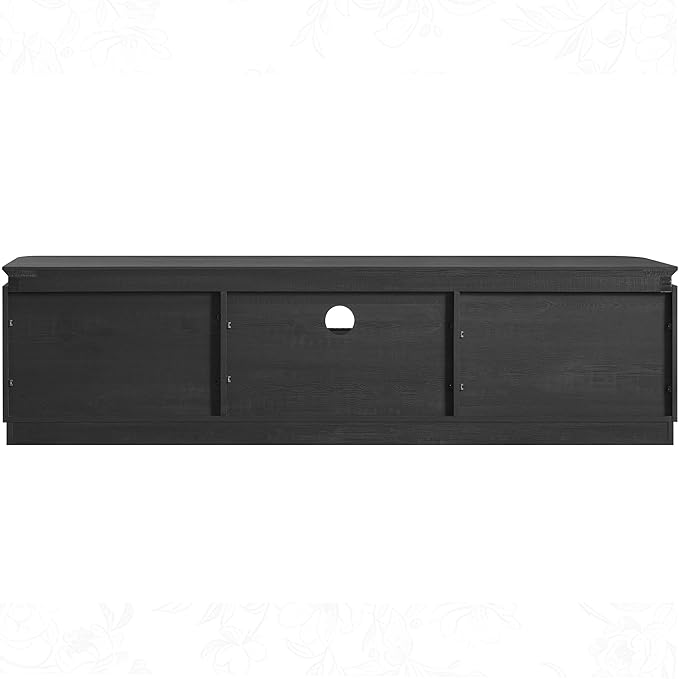 70" Fluted TV Stand for TVs Up to 80", Mid Century Modern Entertainment Center