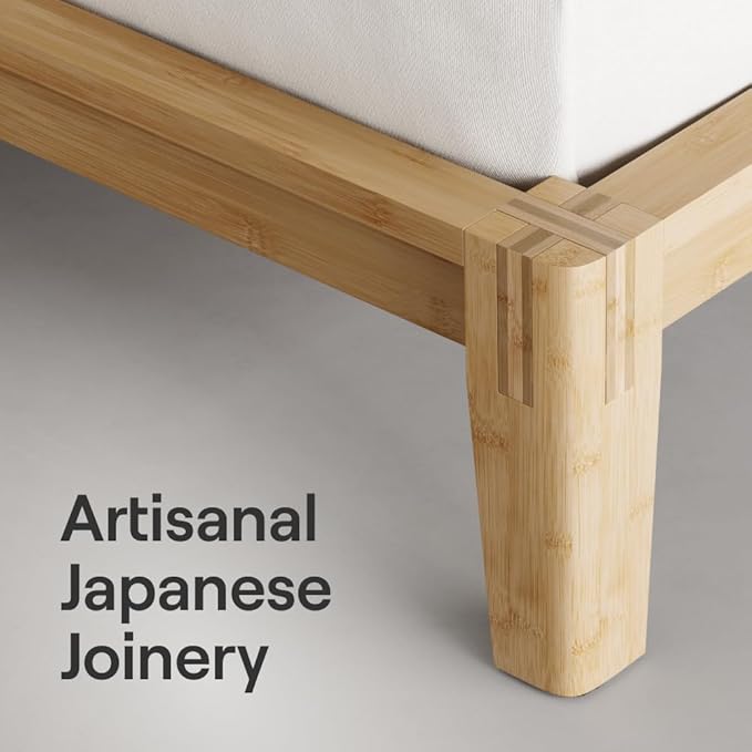 Nectar Bamboo Platform Bed Frame & Headboard