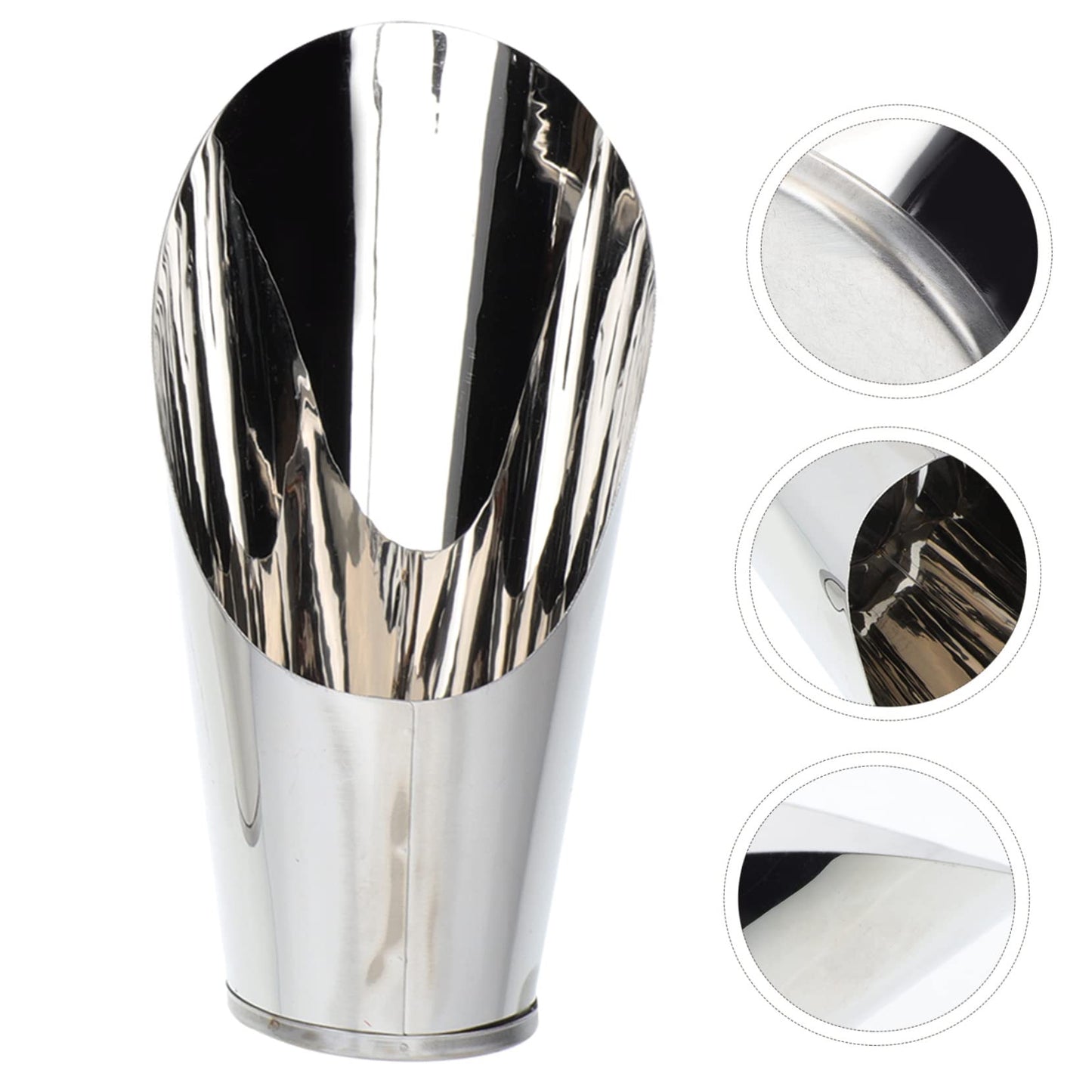 FUNOMOCYA Stainless Steel Bucket Shovel Bonsai Soil Scoop Plastic Soil Scoops for Garden Fertilizer Feed Scooper Small Soil Scoops Gardening Supplies Potted Scoops for Stainless Steel