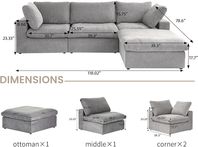 Cloud Modular Sectional Sofa