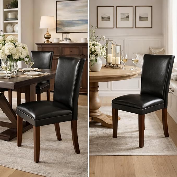 HomePop Parsons Upholstered Accent Dining Chair