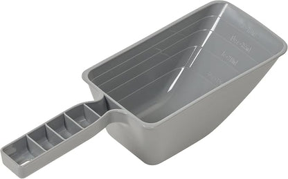 Amazon Basics 3-Piece Airtight Pet Food Storage Container Combo with Scoop, BPA Free, Removable Wheels, 33 QT + 12 QT