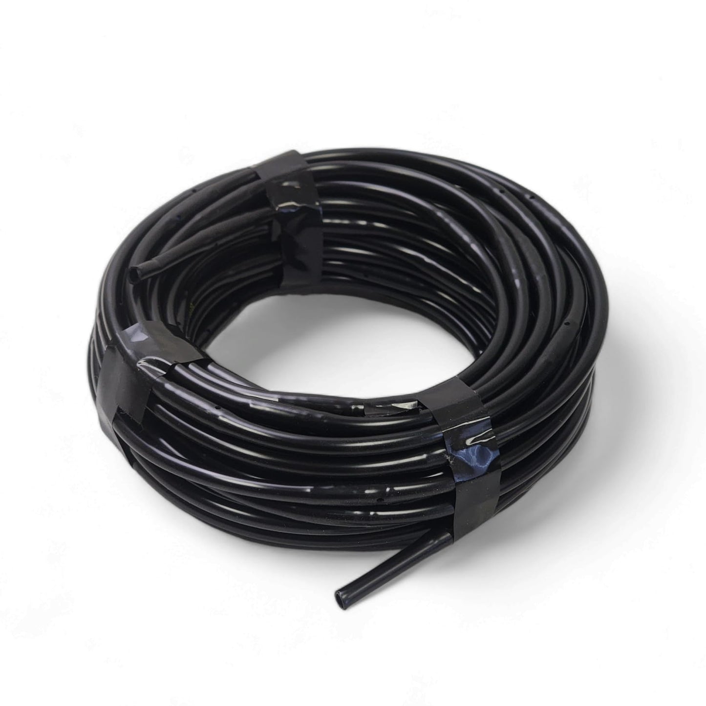 Drip Irrigation Line 1/4" Tubing Roll, 6" Emitter Spacing.52 GPH, Color Black (.170 ID x 240 OD) - Will Work from Gravity Feed (50' Foot Roll)
