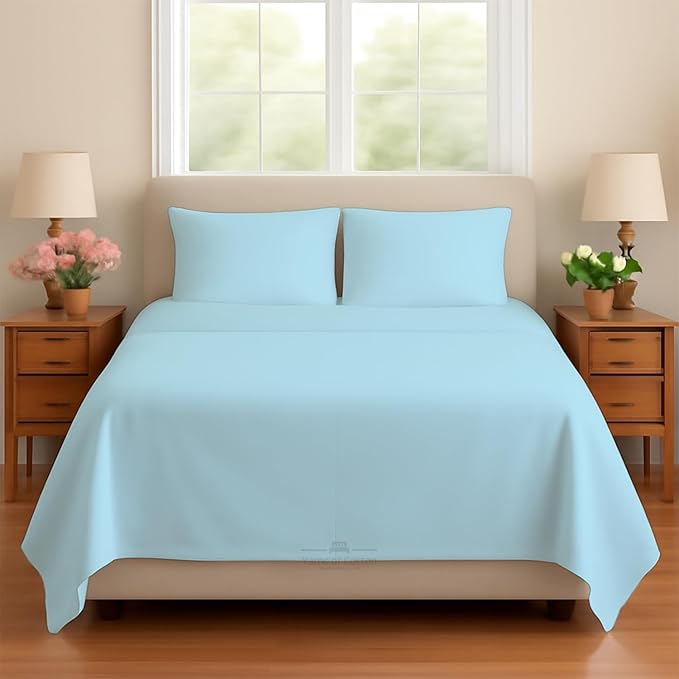 Sleeper Sofa Bed Sheet, 100% Cotton 400 Thread Count, 4 Piece Set, Deep Pocket
