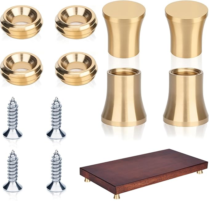 Brass Cutting Board Feet，Chopping Board Feet Set