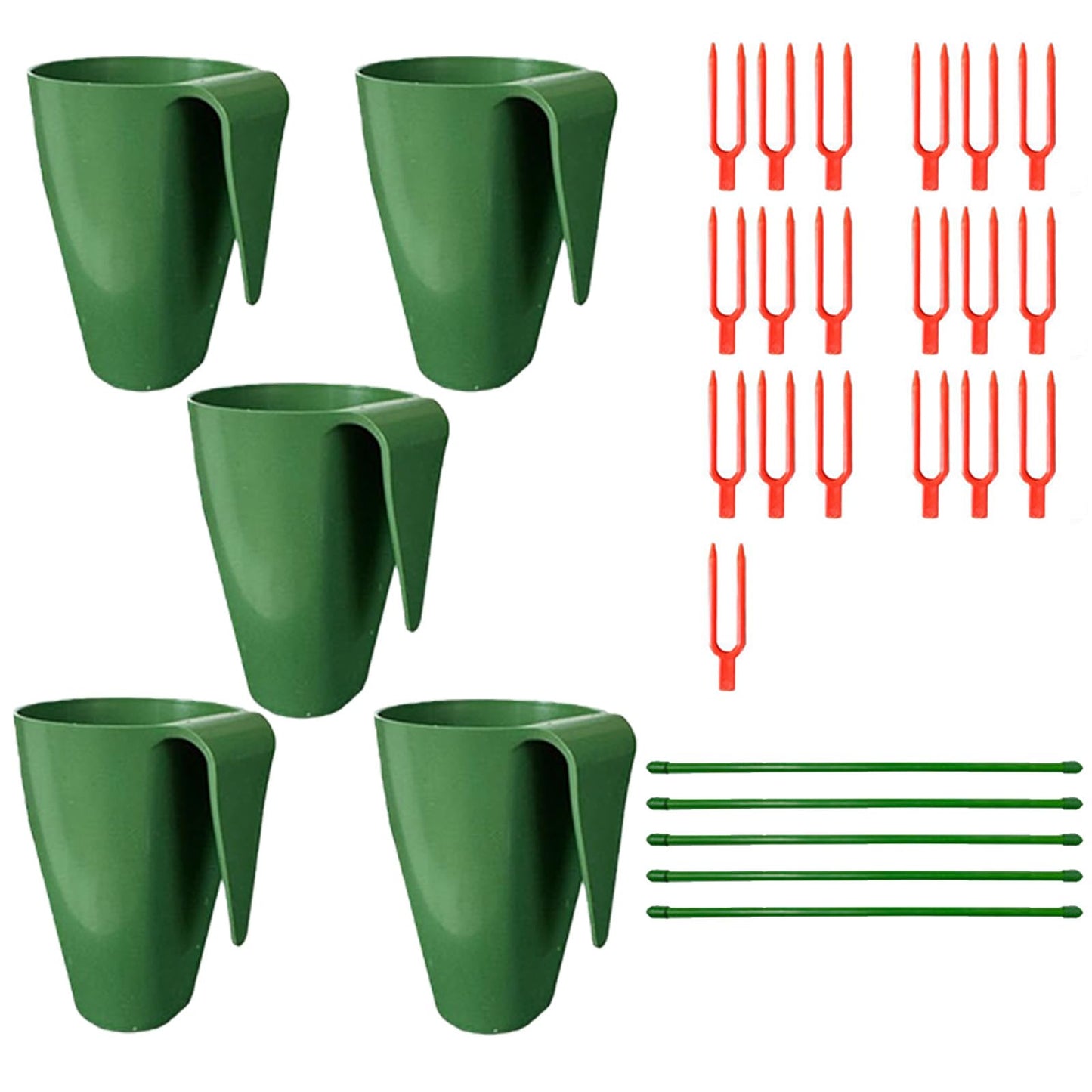 Propagation Cup Set Featuring Food Grade and Runner Forks Ideal for Strawberry Runners and Seedling Cultivation Drainage Planting Cups
