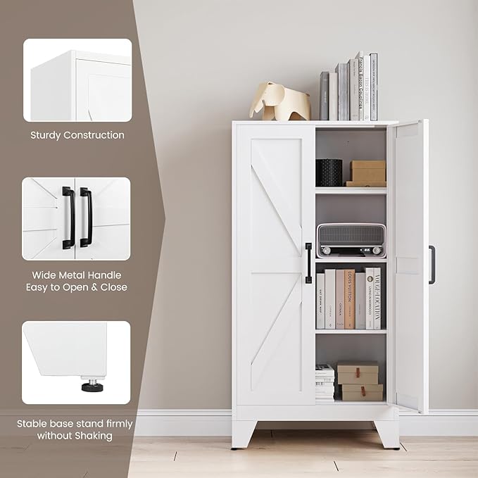 Yizosh Metal Storage Cabinet