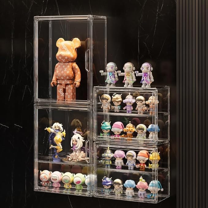 BOHOIDEE 3 Tiers Clear Display Case