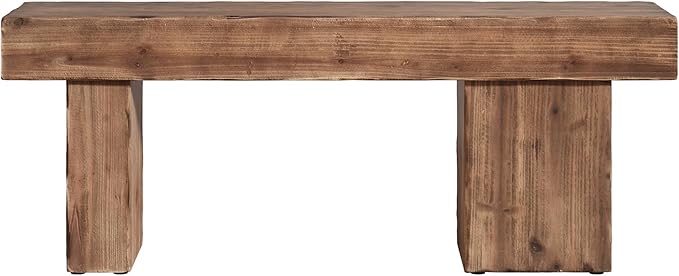 Thickened Solid Wood Bench, Heavy Duty Dining Bench
