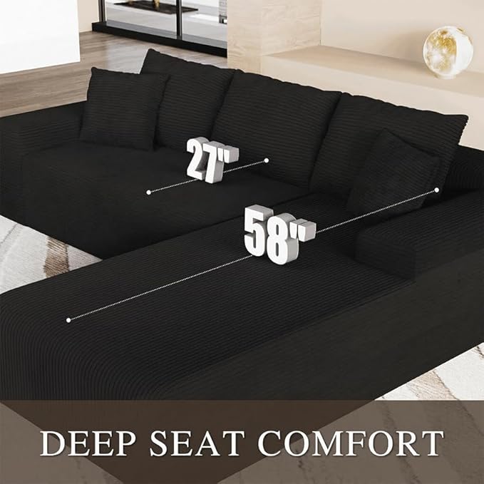104" Convertible Sectional Couch