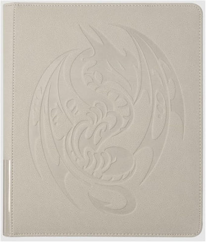 Arcane Tinmen Dragon Shield Card Binder – Card Codex Portfolio 360: Ashen White - 360CT – Card Games - Compatible with Pokemon, Yugioh, Magic The Gathering, MTG TCG OCG & Hockey Cards