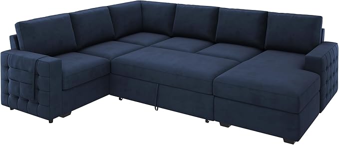 HONBAY Sleeper Sectional Couch