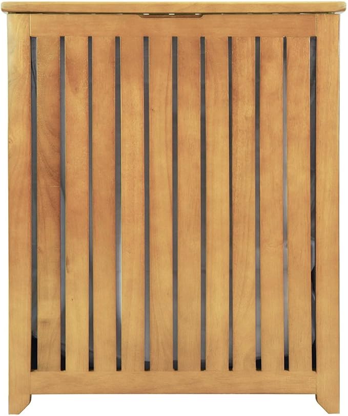Oceanstar Spa-Style Bamboo Laundry Hamper