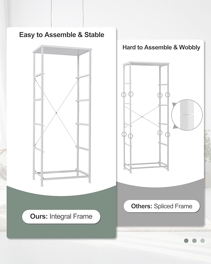 Crestlive Products Vertical Dresser Storage Tower