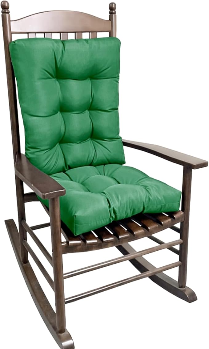 Chair Cushion Set for Rocking Chair, Rocking Chair Cushion, Overstuffed Seat
