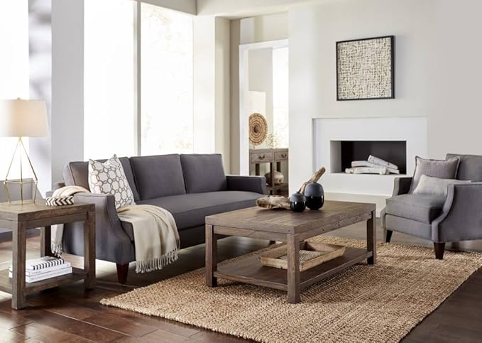 Modus Furniture Craster Reclaimed Wood Console Table, Smokey Taupe