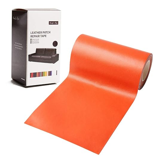 Leather Repair Patch Kit Orange 3 x 60 inch Leather Repair Tape Self Adhesive