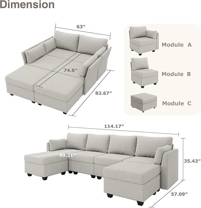 Weture Modular Sectional Sofa