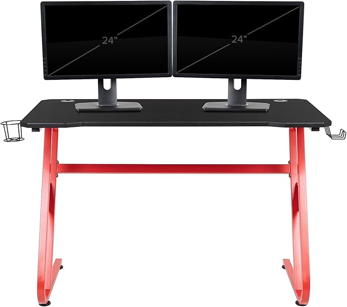 Flash Furniture Fisher Red Gaming Ergonomic Desk