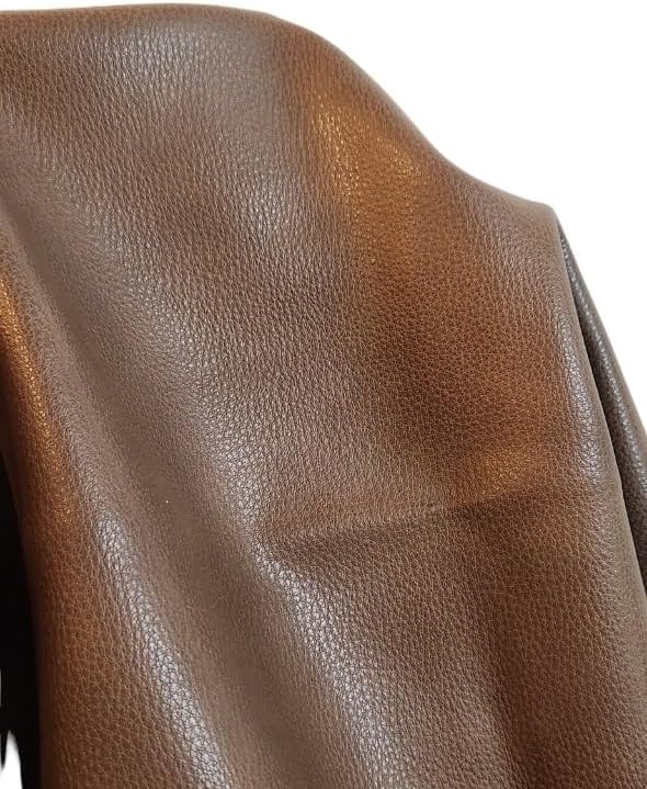 Soft Faux Leather Fabric PU Leather by The Yard Synthetic Pleather 0.9 mm Nappa