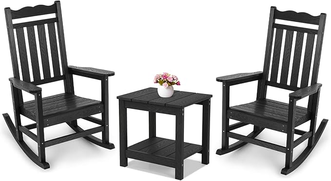 Stoog 3-Piece Oversized Rocking Chairs Set of 2