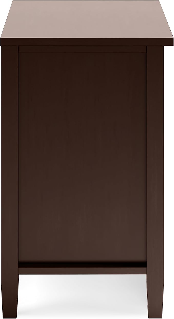SIMPLIHOME Warm Shaker Bedside Table
