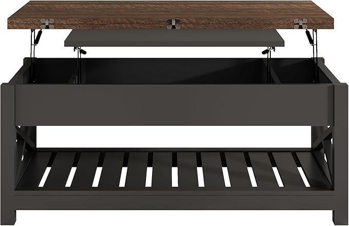 ChooChoo Coffee Table Lift Top, Coffee Table Converts to Dining Table