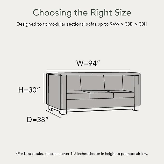 Covermates Modular Sectional Sofa Cover