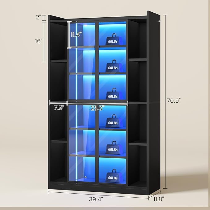 SEDETA 71" Display Cabinet