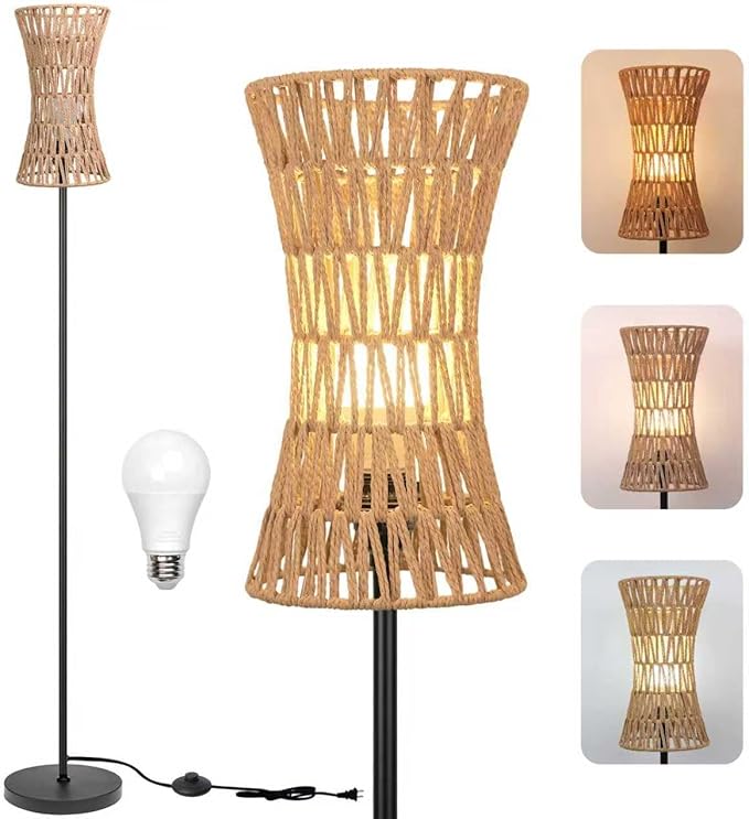 Ruiever Floor Lamp for Living Room, Farmhouse Floor lamp, Modern Standing lamp