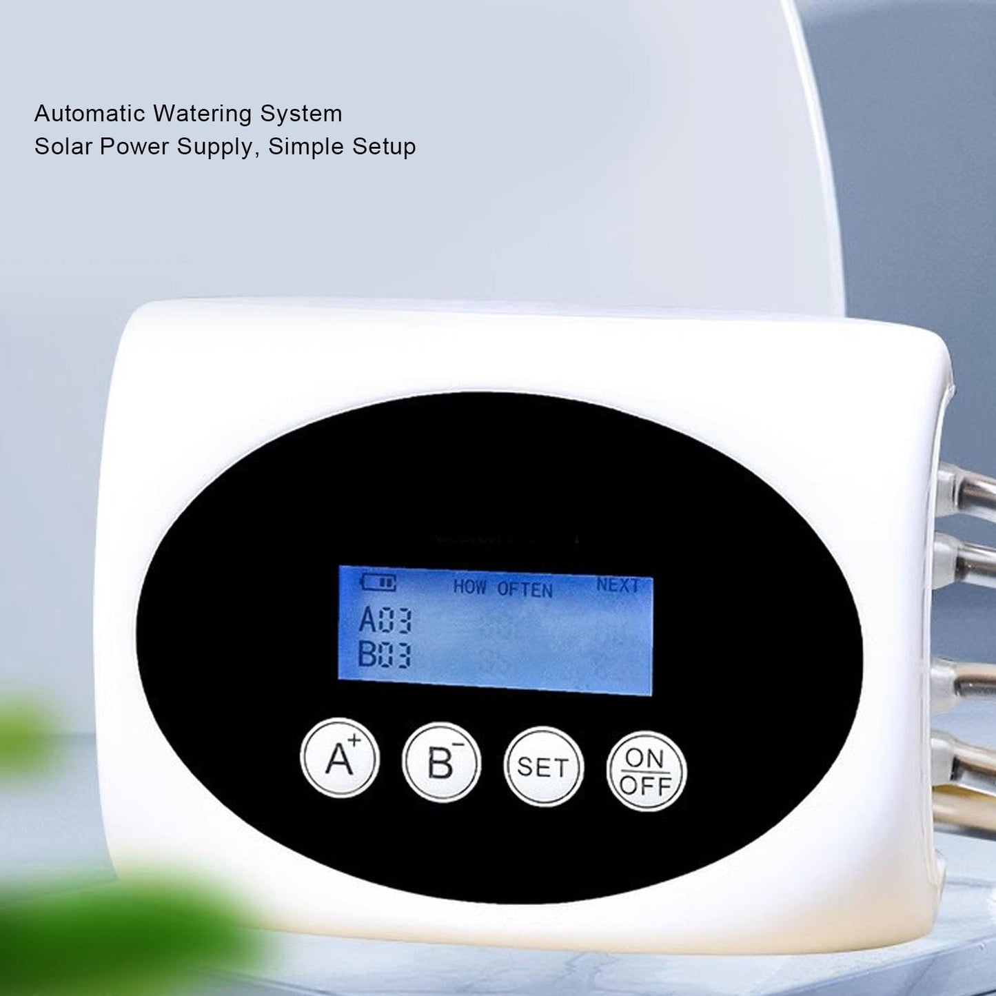 LCD Automatic Drip Irrigation for 15 Plants Stable WaterIntelligent Control for Drought Conditions