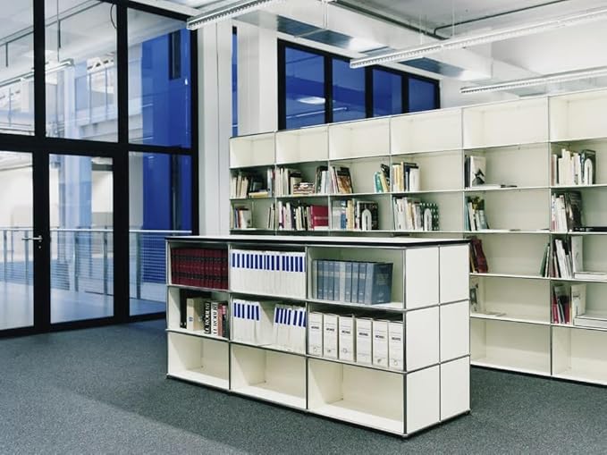Modern Storage Cabinet White F Versatile Free-Standing Organizer
