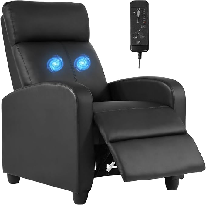 FDW Recliner Sofa Massage Chair Home Theater Seating